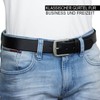 LINDENMANN Genuine Full Leather Belt Men's Jeans Belt Men's Leather