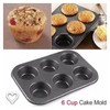 Royal Cuisine Nonstick Muffin Pan for Baking - Large 6-Cup