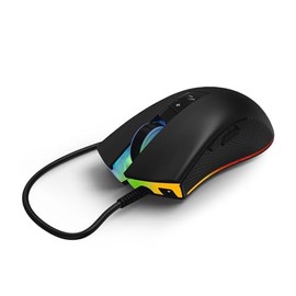 uRage Gaming-Maus Reaper 10k (1000 Hz, USB, kabelgebunden, 1,8 m Kabel, 10.000 DPI) schwarz/gelb/rosa/türkis