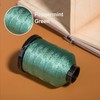 LAIAFTS Premium Metallic Thread 218-Yard Shiny Finish for DIY Projects,