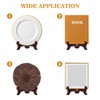 ledmomo Wooden Dish Stand, Dish Stand, 3.9 inches (10 cm)