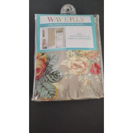 Waverly NIP French Door Panel Waverly Sanctuary Rose 26 X 68"  100% Cotton, One