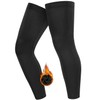 qualidyne Cycling Leg Warmers Fleece Lined Thermal Long Bike Leg