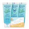 BERGMAN KELLY Rectangle Soap Bars, 2in1 Shampoo & Conditioner 2-Piece