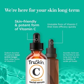Sérum Facial Truskin Trio Con Ácido Hialurónico, Vitamina C