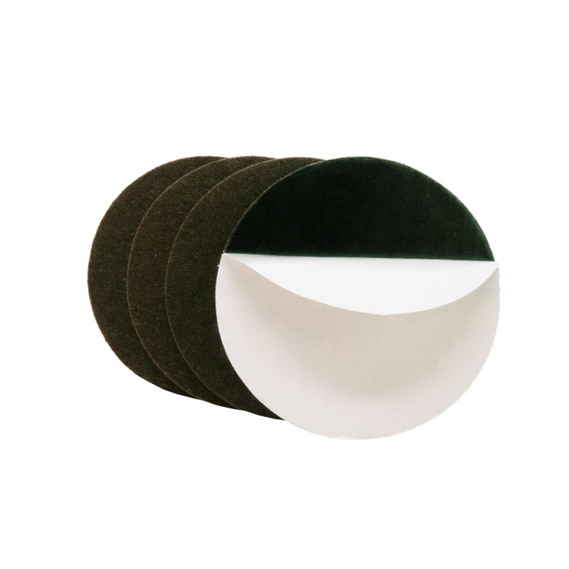 softtouch 3" Round Heavy Duty Self Stick Felt Furniture Pads,