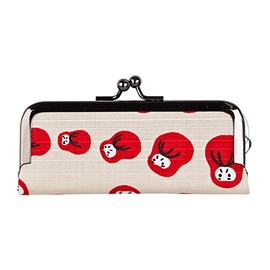 Prairie Dog Seal Case (With Vermilion), Rolleruma Made in Japan, Furoshiki Fabric, Japanese Pattern, Souvenir