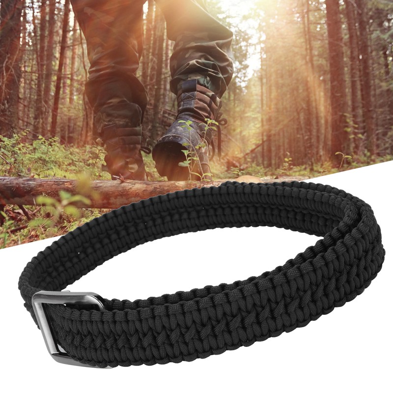 Umbrella Rope Survival Belt Hand Woven Military Waist Belt Waistband