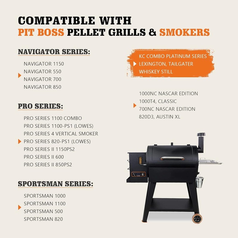 Temp Probe Replacement for Pit Boss Smokers and Grills, Meat