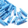 Jdesun 50 Pieces Photo Clips,Mini Plastic Picture Paper Clip Clothespins