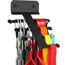 Venbytech for Resistance Band Storage Hanger Pull up Bands Jump Ropes Rack Lightweight Simple