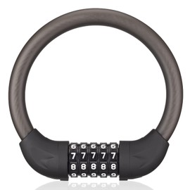 ROCKBROS Bike Lock 5 Digit Combination Bike Cable Lock Lightweight & Small Bike Lock for Road Mountain Bike Motorcycle Scooters