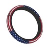 American Flag Steering Wheel Cover Anti-Slip Wear Resistant for Men