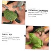 CIYODO 2 Sets Creative Simulation Frog Turtle Growth Model Animal