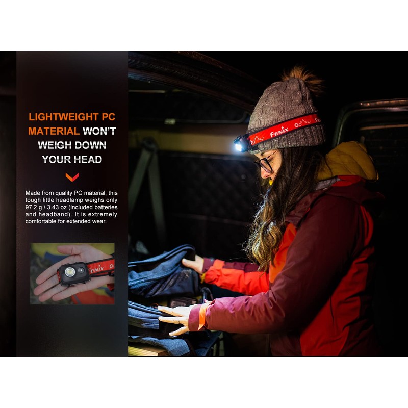 fenix HL16 Green Lightweight Multipurpose Headlamp | 450 lumens |