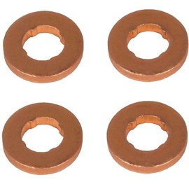 Bilutza 4 x Copper Gasket Injector for All 1.9 2.0 2.5 3.3 4.0 TDI [D6]