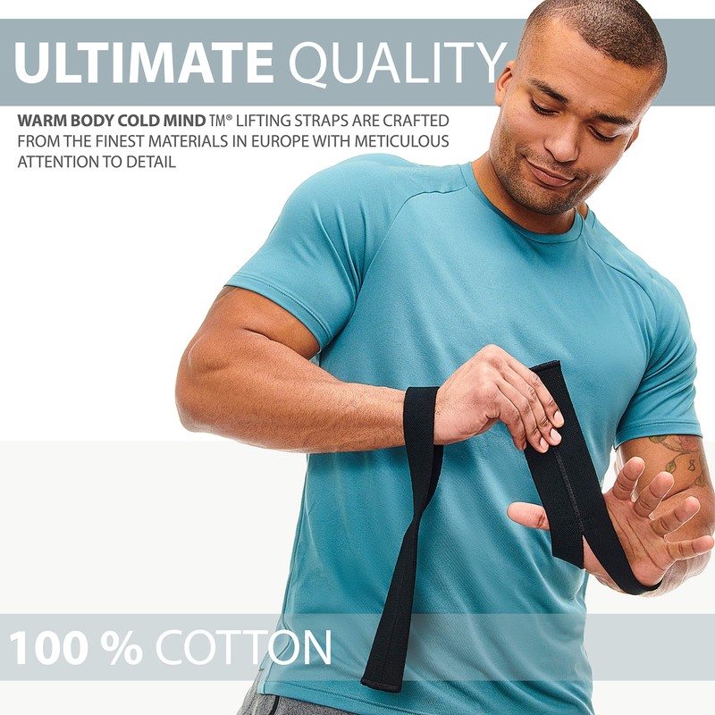 WARM BODY COLD MIND V1 Lifting Wrist Straps for Olympic