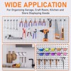 INCLY 60 Pack 4/6/8 Inch Heavy Duty Pegboard Hooks for
