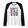 Power Rangers Graphic Color Character Helmet Panels Raglan Baseball Tee