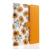 Mazeran Floral Magnetic Journals, Elegant Faux Leather Hard Cover B6