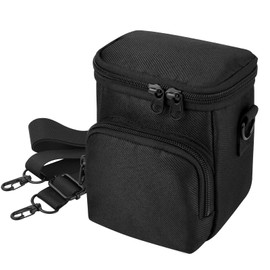 CaSZLUTION Travel Case for Sony Alpha a6400/a6100/a6700 Mirrorless Digital Camera with 16-50mm Lens, Portable Camera Storage Pouch Bag Fits Device＜5.2"x3.1"x4.2", Black (Case Only)