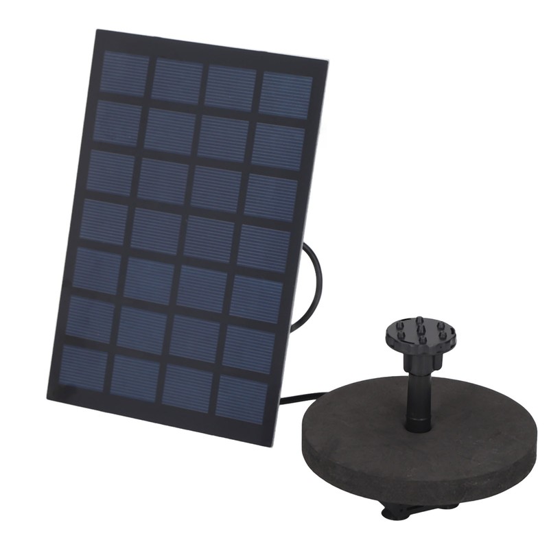Solar Fountain Pump Direct Drive 6 Nozzles Low Power Consumption