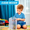 Darice Double Sided Toy Cars Case - Portable Organizer for