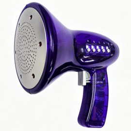 CHANGSHUN Voice Changer Microphone Toy for Kids - 5 Fun Voice Effects & Flashing LED Lights, Great Gift Idea Toys (Purple)