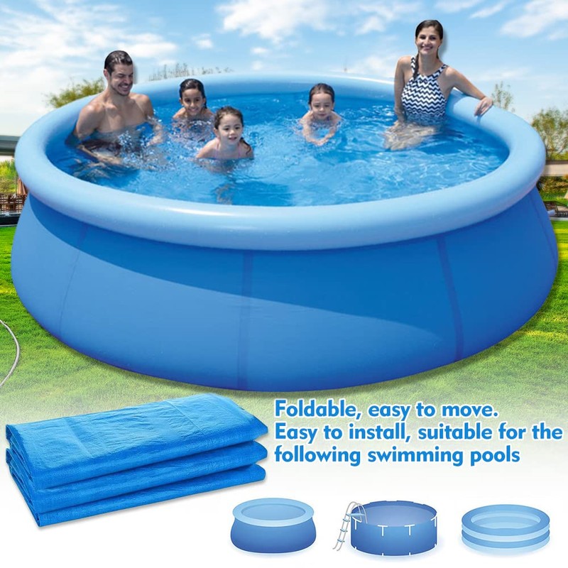 Pool Cover, Round Swimming Pool Cover for Above Ground Pools