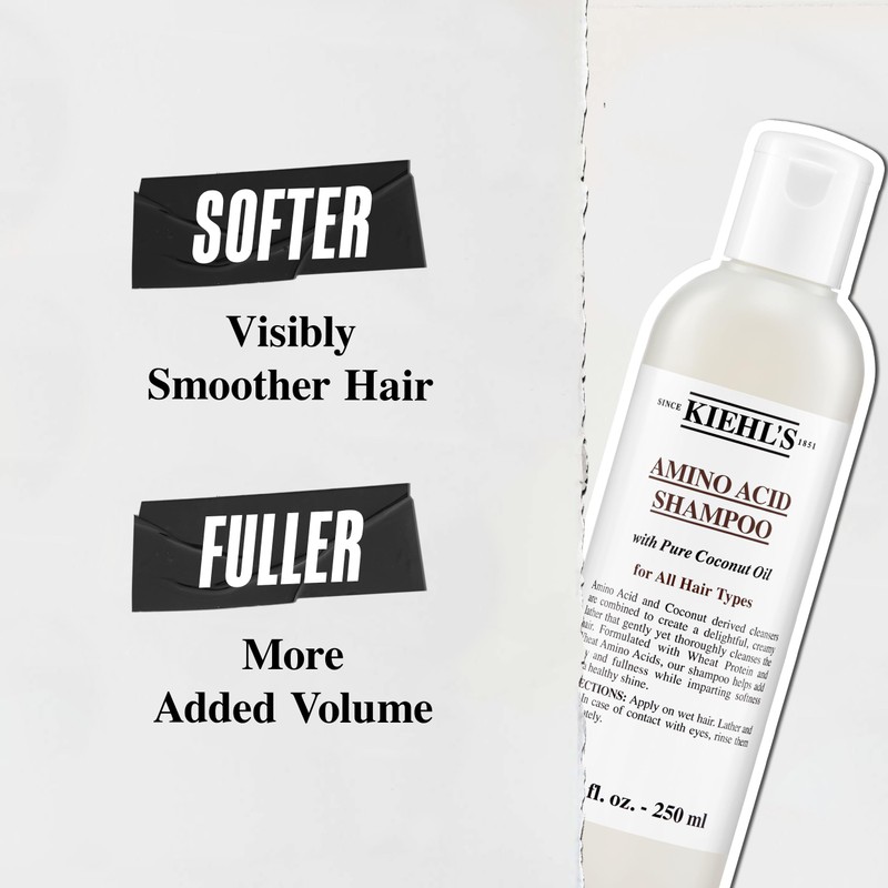 Kiehl's Amino Acid Shampoo, with Coconut Oil to Clarify and