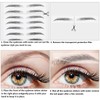12 Sheets 4D Hair-Like Eyebrow Stickers Waterproof Eyebrow Transfers Stickers