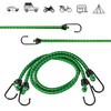 Walser Luggage Straps with Hooks, Bungee Rubber Set 2 x