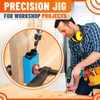 14 Pcs Pocket Hole Jig Kit for Woodworking – Aluminum