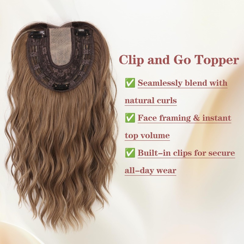 Hair Toppers for Women with Thinning Hair 14 Inch Toppers