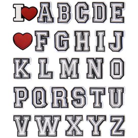 28 Pack Letter Decoration Charms, Alphabet ABC-Z Characters, DIY for Boy Girl Teens Men Women and Adults