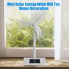 Mini Solar Energy Wind Mill Toy Kids Children Science Teaching