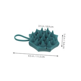 Beavorty 2pcs Shampoo Artifact Shampoo Anticaida Scalp Massage Brush Scalp Scrubber Shampoo Brush Scalp Massager Hair Scrubber for Washing Hair Head Massager Shower Scrub Blue