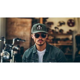 Cute-Patch Three Crosses Christian Motorcycle Biker Embroidered Iron On Patches