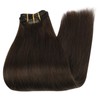 Full Shine Clip in Hair Extensions Brown Hair Extensions Real