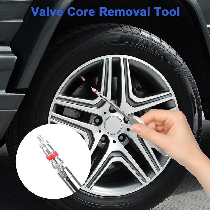 Tire Repair Kit, Tire Valve Tool Kit, Valve Core Remover