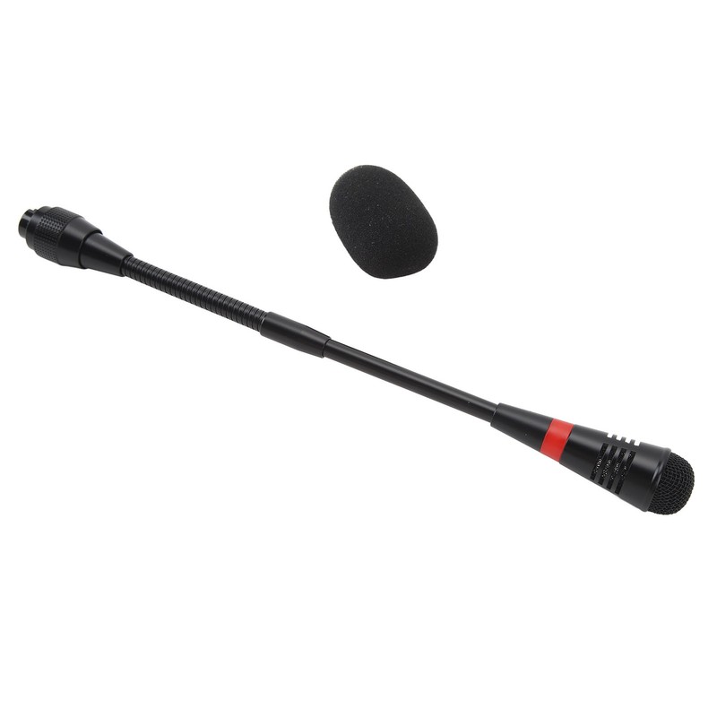 Gooseneck Microphone Clear Sound Transmission 25CM Gooseneck Podium Microphone for