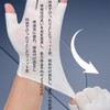 指なし手袋 コットン 薄手指カット オープン タッチスクリーン作業などに最適 保湿 手を保護します 荒れた手用 フリーサイズ 3組すべて