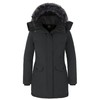 wantdo Women's Long Coats for Winter Parka Jacket Quilted Puffer