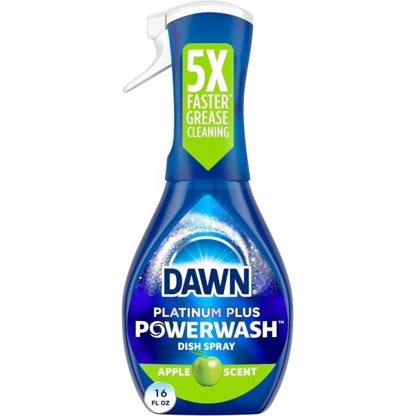 Dawn Platinum Powerwash Dish Spray, Dish Soap, Apple Scent, For