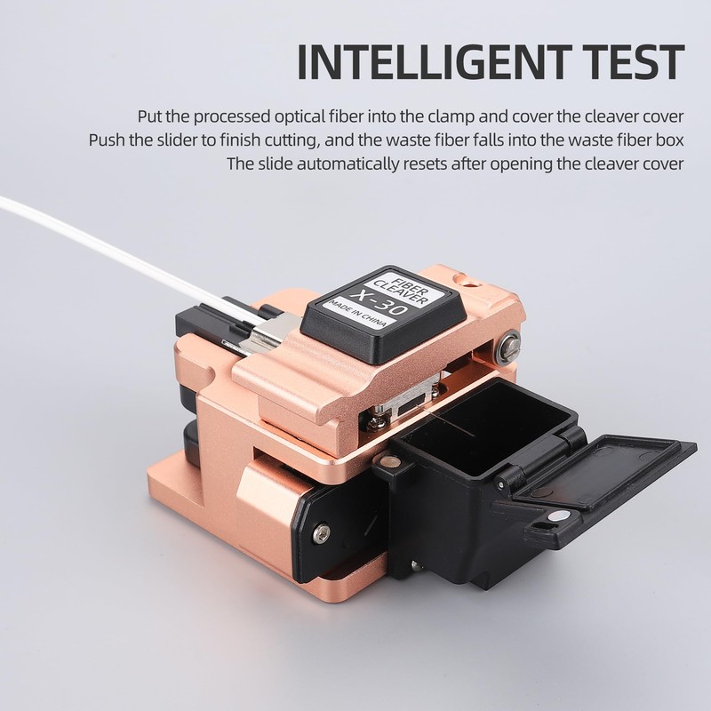 FTTH High Precision Optical Fiber Cleaver 24 Surface Blade Fiber