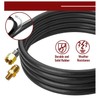 5FT High Pressure Propane Regulator Hose, 0-20PSI Adjustable Propane Tank