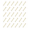 INCREWAY 50 Sets Binding Chicago Screws, 5mm x 18mm Brass