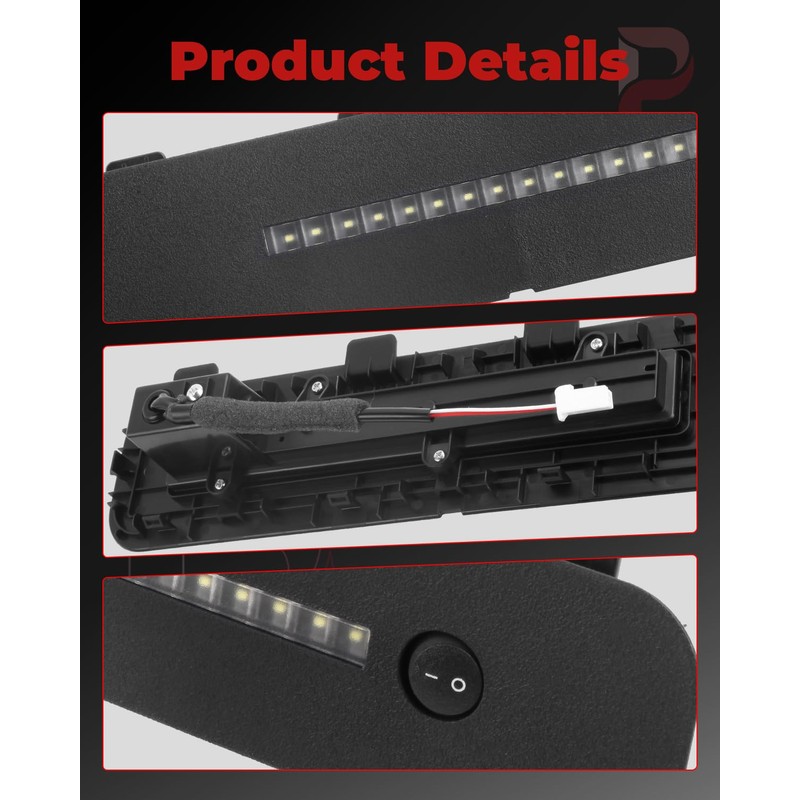 PYHAUTO Rear Tailgate Cargo Light Assembly Compatible with 2026 Passport,