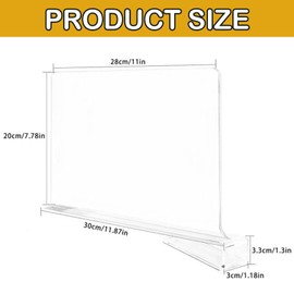 FANMHY 8 Pack Acrylic Shelf Dividers for Closet Organization, Clear Shelf Divider Fits Shelves of 0.4-1 Inch, Shelf Vertical Shelves Organizer for Bedroom, Kitchen and Office