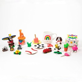 Sculpey Argilla polimerica 2 Oz PNK GLTTR, Rosa Glitter